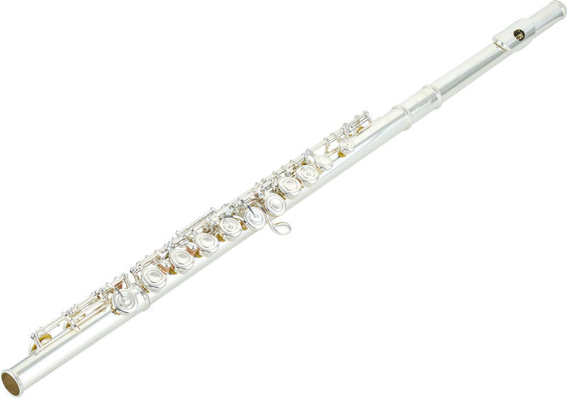 Yamaha YFL-212 Querflöten-Bundle mit Ständer, Wischer & Pflegepapieren