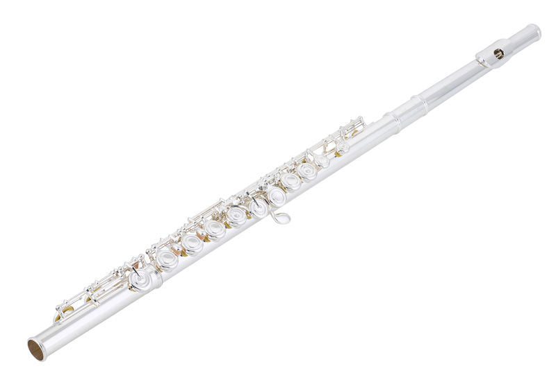 Yamaha YFL-212SL Querflöten-Bundle (Silberlippe) mit Ständer, Wischer & Pflegepapieren