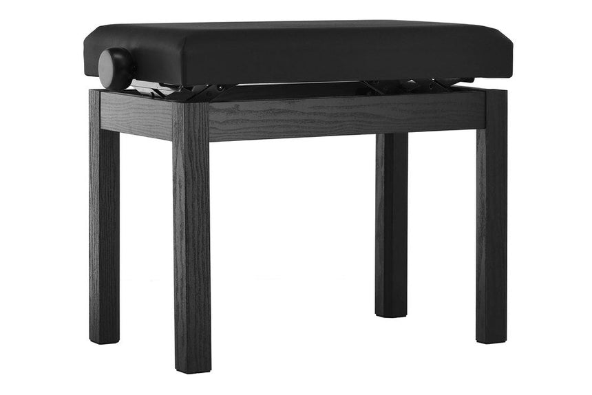 Ebert Basic Klavierbank Kunstleder Schwarz