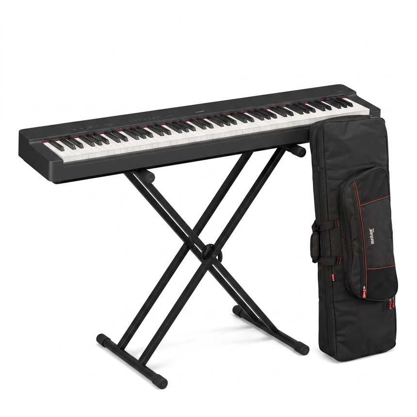 Yamaha P-225 Performance Bundle mit X Ständer und Tasche – bundle-hero