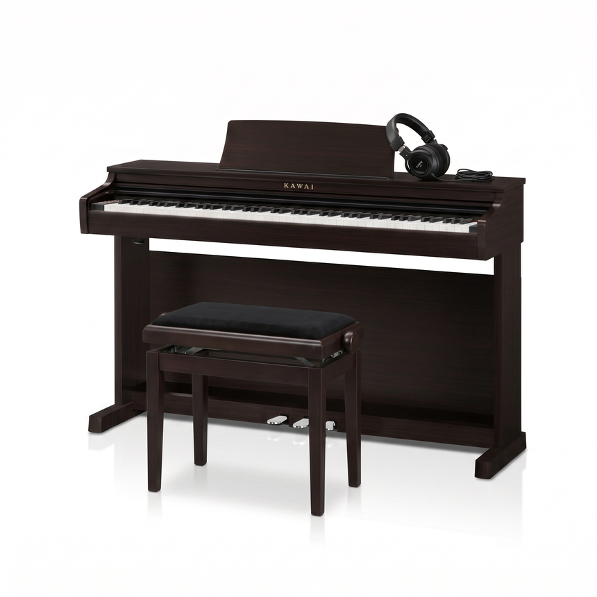 Kawai CX-202 Digitalpiano-Bundle Rosenholz mit Klavierbank & Kopfhörer – bundle-hero