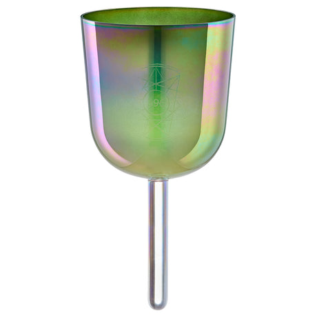 Meinl Sonic Energy 5.75" Essence Solfeggio Crystal Singing Bowl Ut 396 Hz, Olivgrün - Musik-Ebert Gmbh