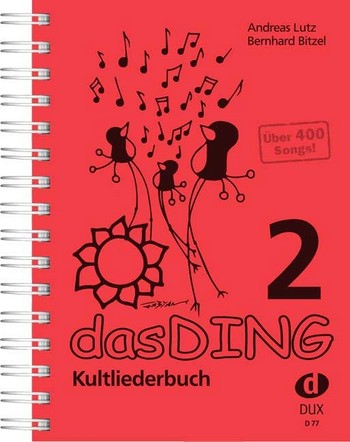Das Ding Band 2 Kultliederbuch  Songbook mit Texten und Akkordsymbolen (A5) - Musik-Ebert Gmbh