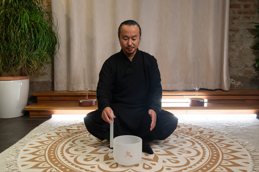 MEINL Sonic Energy 8" TCM Crystal Singing Bowl, Feuer 384 Hz TCMCSB8-F - Musik-Ebert Gmbh