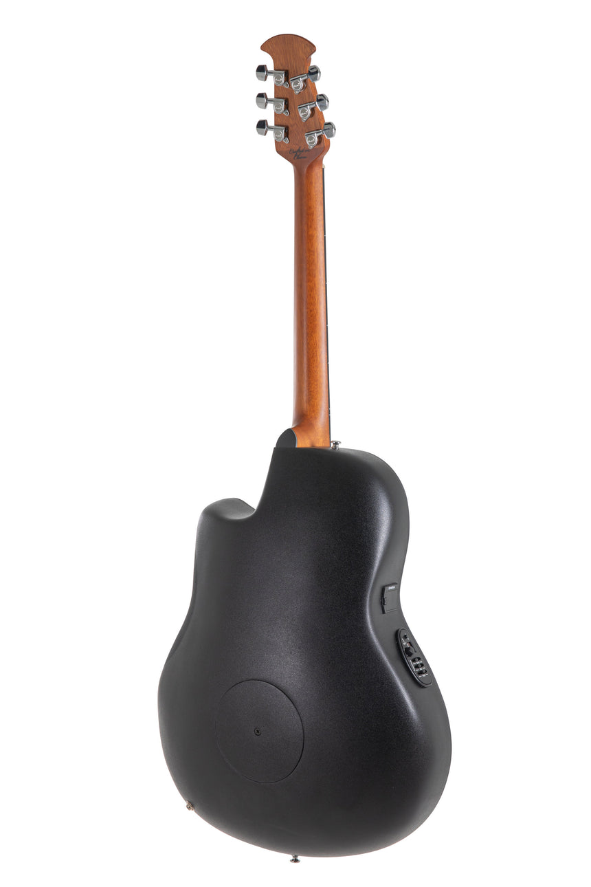 Guitare acoustique Ovation Celebrity Elite Plus CE44P pan coupé médium Dark Tiger Eye