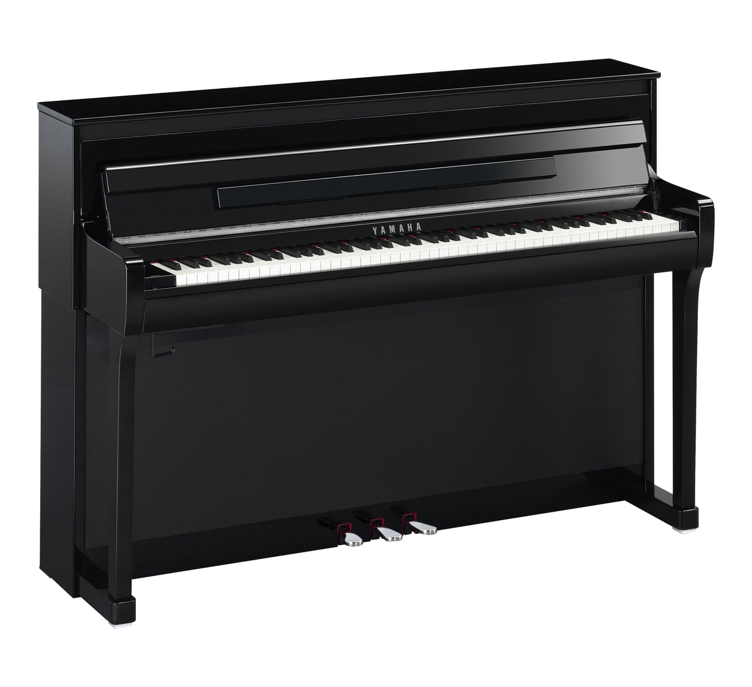 Yamaha CLP 885 Schwarz Poliert Bundle mit Bank und Kopfhörer - Musik-Ebert Gmbh