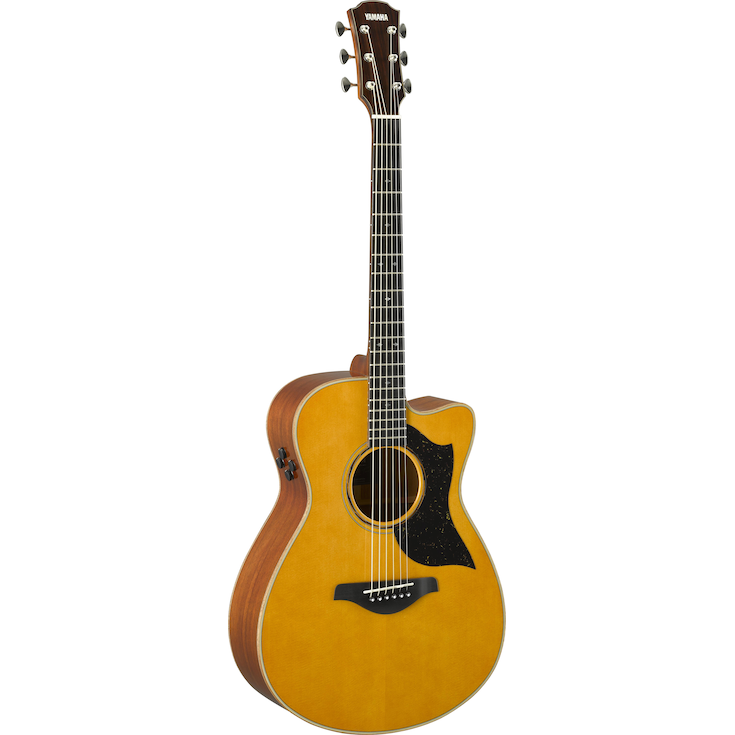 Yamaha AC5M Vollmassive Westerngitarre mit Tonabnehmer & Koffer - Musik-Ebert Gmbh