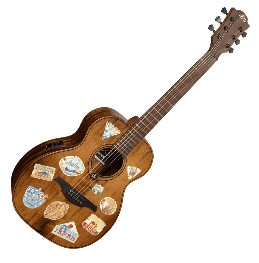 LÂG - GLA ESCAPADE-GTE Reisegitarre mit Tasche - Musik-Ebert Gmbh