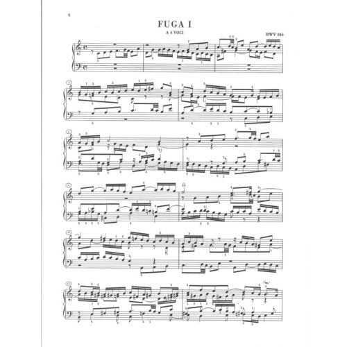 Das Wohltemperierte Klavier - Johann Sebastian Bach