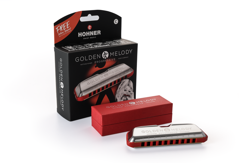 HOHNER Mundharmonika, Golden Melody Progressive