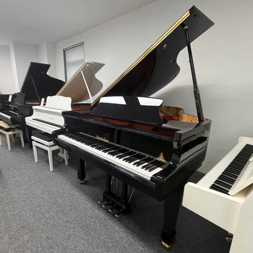 Wendl & Lung Flügel 178 Professional schwarz poliert Occasion Bj. 2008, sehr guter Zustand (gebraucht) - Musik-Ebert Gmbh