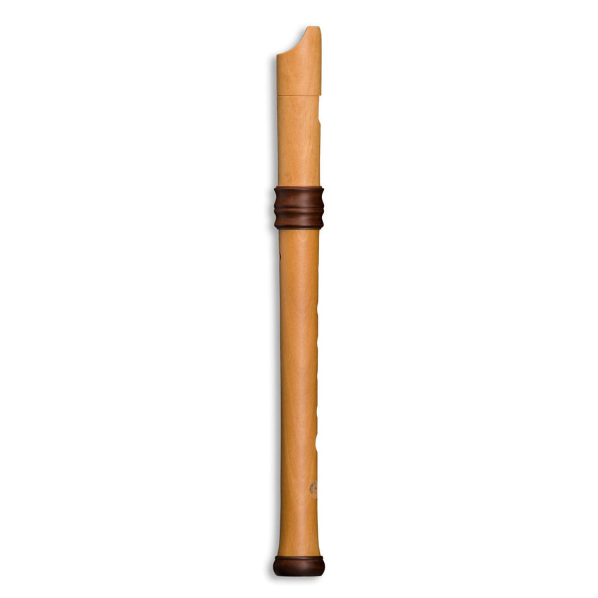 Mollenhauer Adris 4119 soprano recorder, natural pearwood – full rear view