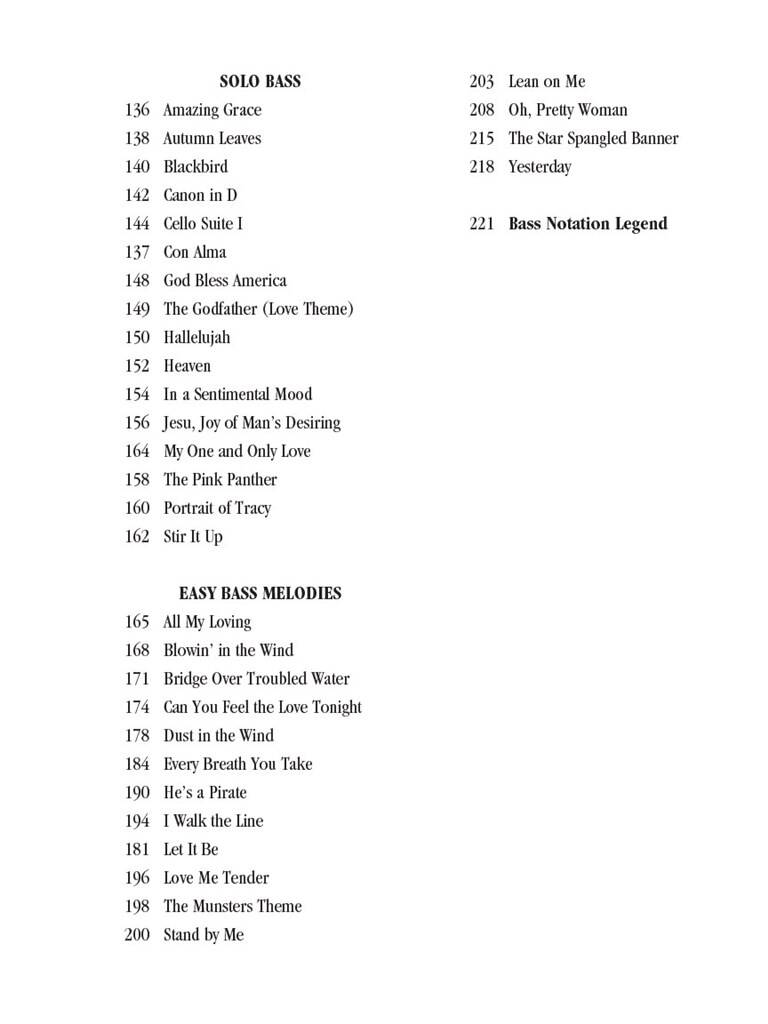 The ultimate Bass Songbook (songbook vocal/bass/tab) - Musik-Ebert Gmbh