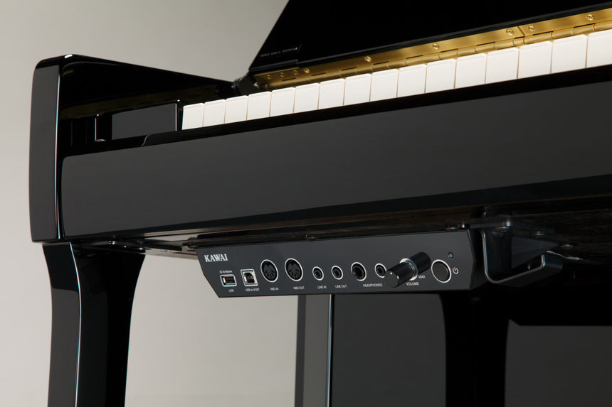 AURES connection and volume control unit for the black Kawai K-300 AURES 2, manufacturer detail