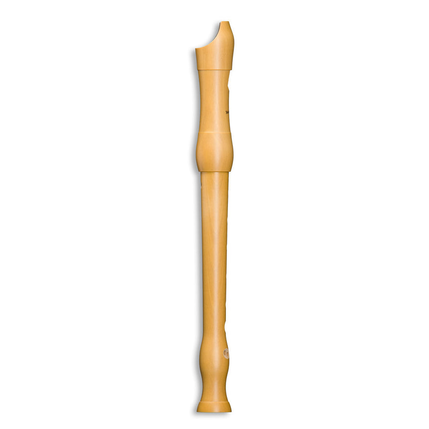 Flûte à bec soprano Mollenhauer Student 1042, poirier naturel clair, doigté baroque – vue arrière