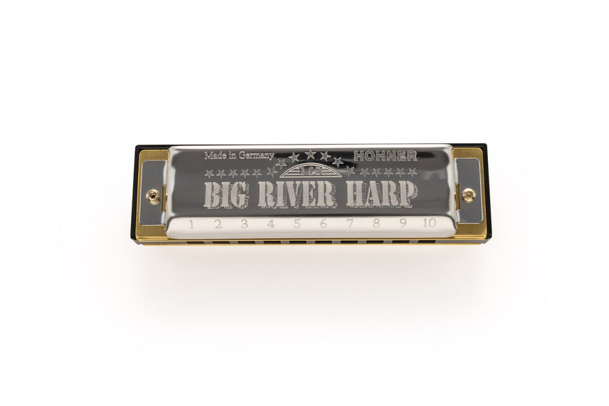 HOHNER Big River Harp MS – Aufsicht der Deckel