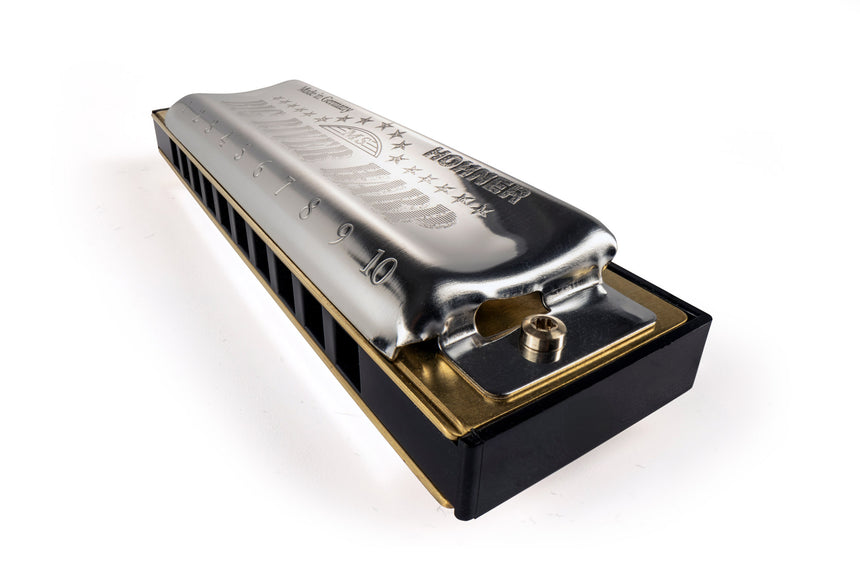 HOHNER Big River Harp MS – Schräge Nahansicht