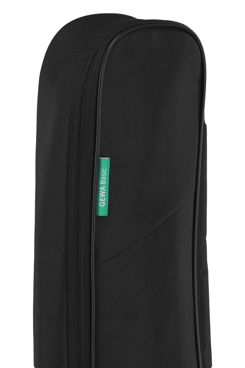 GEWA Basic 5 black 4/4 classical guitar gig bag – upper bag detail