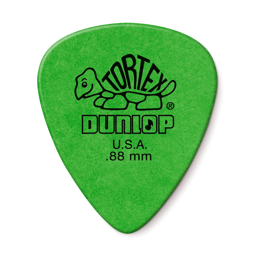 Dunlop Tortex Standard 0,88 mm, einzelnes Plektrum, Vorderseite