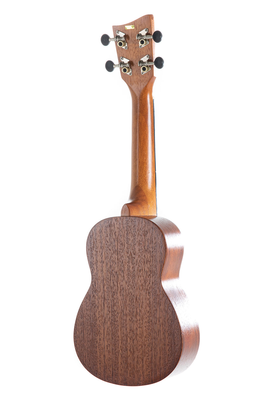 GEWA Manoa soprano ukulele Maori, natural sapele – rear view