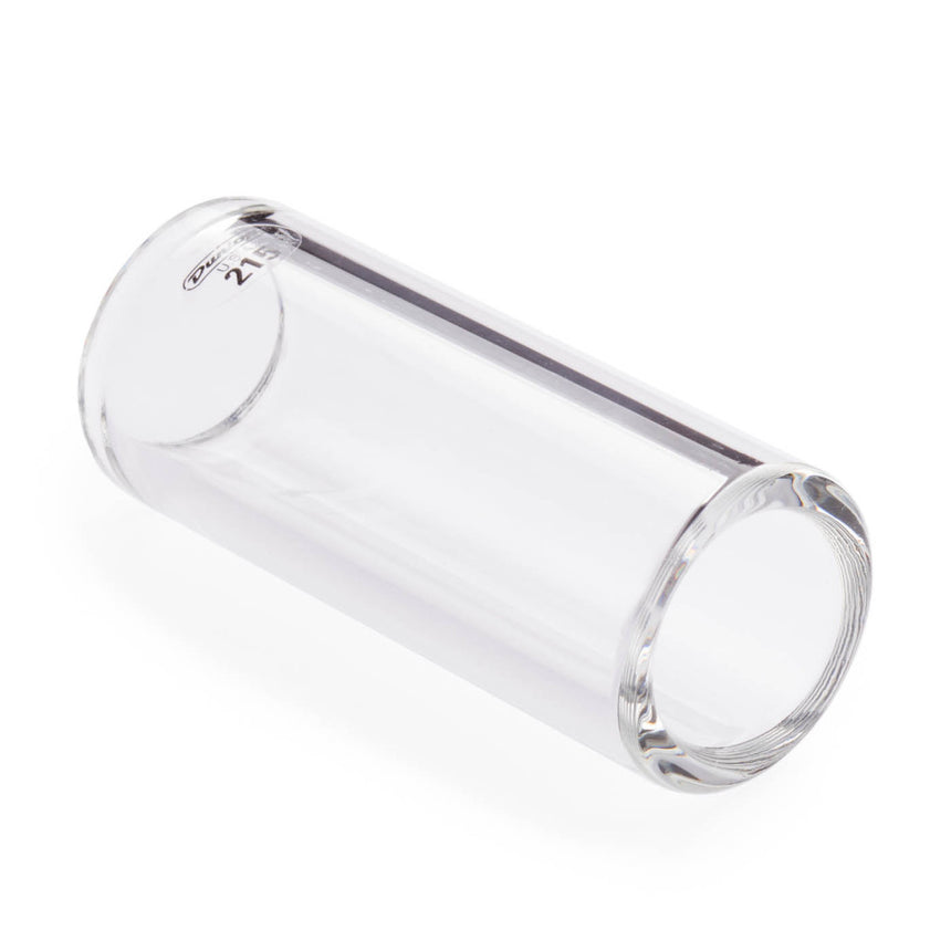 Dunlop 215 clear glass slide, angled side view