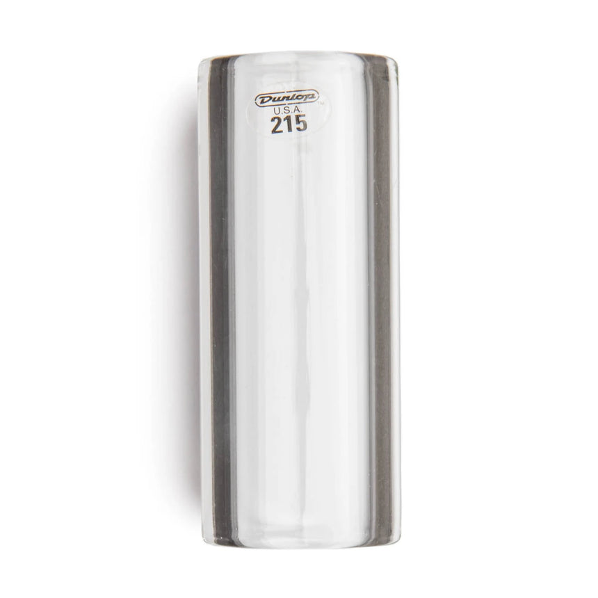 Dunlop 215 clear glass slide, front view with model number