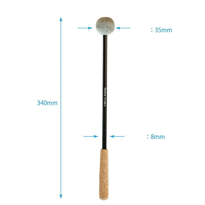 Rohema Filzkopfschlägel Korkgriff 61456 - Musik-Ebert Gmbh