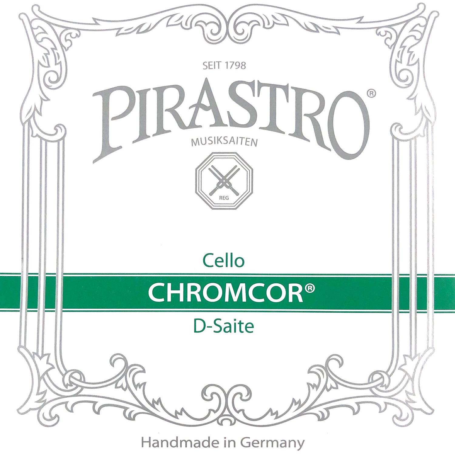 Pirastro Chromcor Cello Einzelsaite D mit Kugel Medium 3/4-1/2 - Musik-Ebert Gmbh