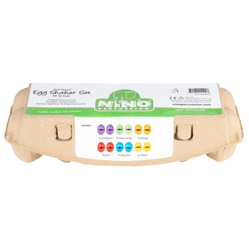 NINO Percussion Egg Shaker Set - Soft Sound - Musik-Ebert Gmbh