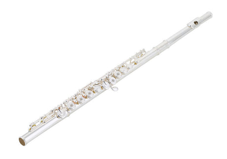 Yamaha YFL-372 Querflöten-Bundle Ringklappen mit Ständer, Wischer & Pflegeset