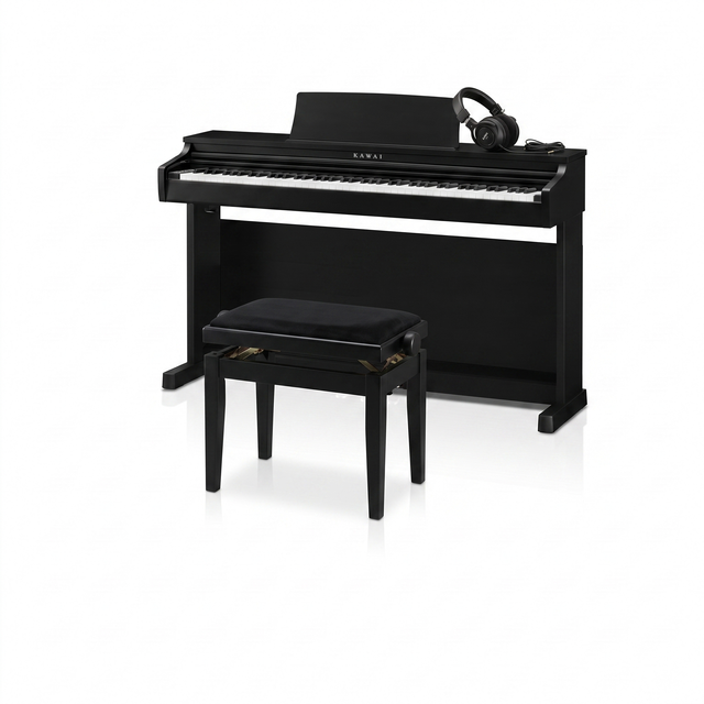 Kawai CX-202 Digitalpiano-Bundle Schwarz Matt mit Klavierbank & Kopfhörer – bundle-hero