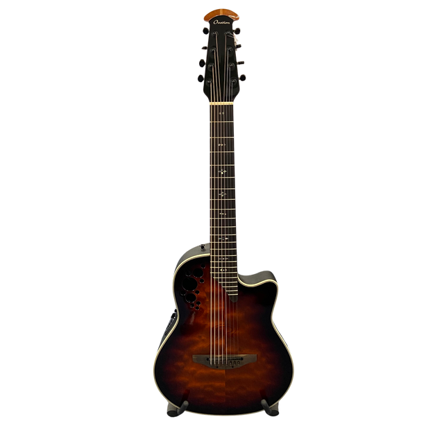 Ovation Elite Plus E-A Gitarre Sapele Tobacco 8-String B-WARE - Musik-Ebert Gmbh