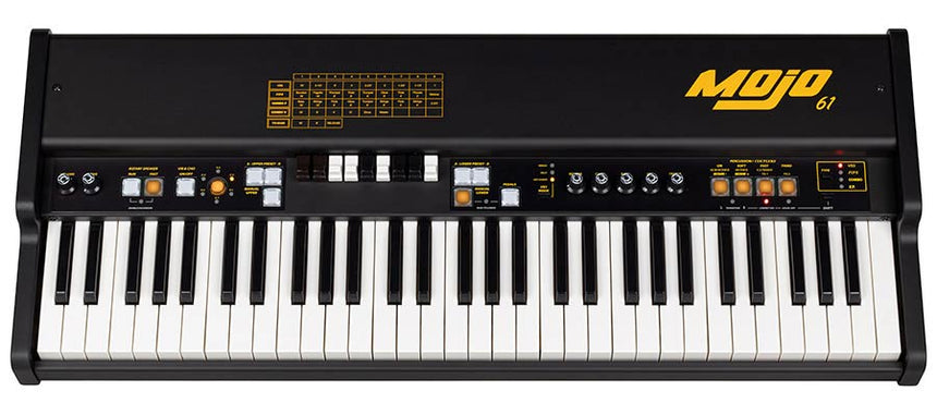 Crumar Mojo 61 MK2  -61 Tasten Waterfall-Tastatur, virtuelle Tonewheel-Orgeln mit VB3-II, 9 Zugriegel - Musik-Ebert Gmbh