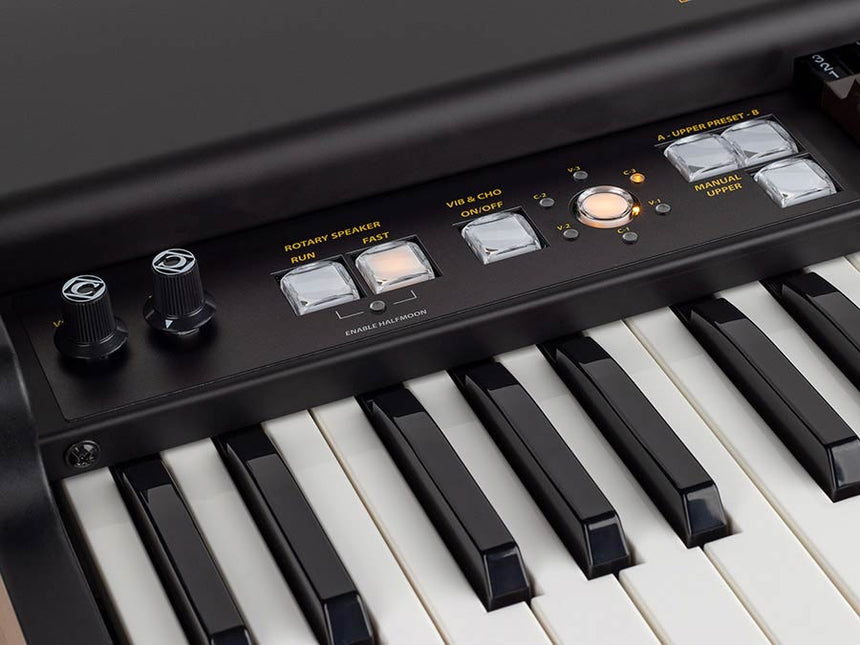Crumar Mojo 61 MK2  -61 Tasten Waterfall-Tastatur, virtuelle Tonewheel-Orgeln mit VB3-II, 9 Zugriegel - Musik-Ebert Gmbh