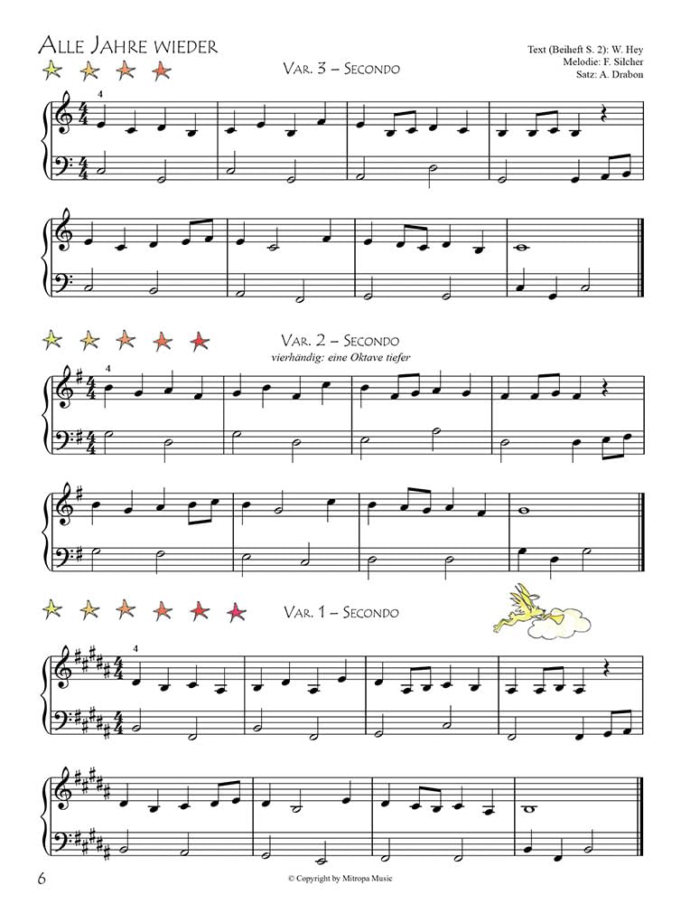 Tastenzauberei: Weihnachtsmusizieren für Klavier (diverse instrumente ad lib)