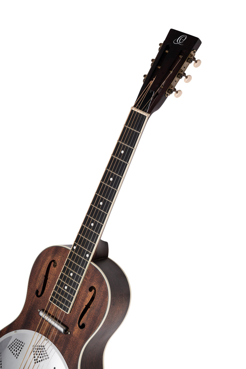 ORTEGA Americana Series Resonatorgitarre 6 String - Whiskey Burst Matte / Chrom HW - Musik-Ebert Gmbh