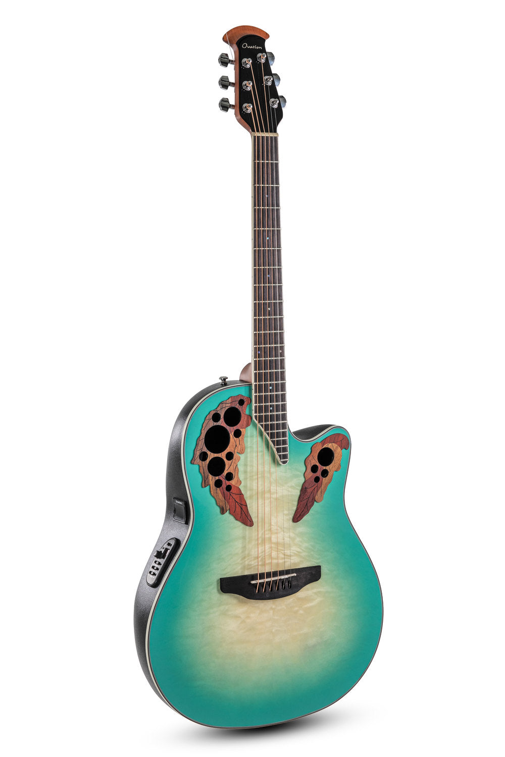 Ovation Celebrity Elite Plus CE44X-9B-G Mint Burst Elektro-Acousticguitar - Musik-Ebert Gmbh