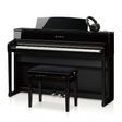 Kawai CA-701 Schwarz Poliert Bundle mit Bank und Kopfhörer – bundle-hero