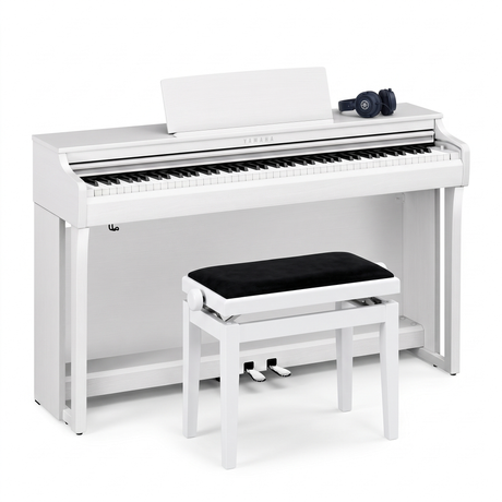 Yamaha CLP 825 Weiß Matt Bundle mit Bank und Kopfhörer – bundle-hero