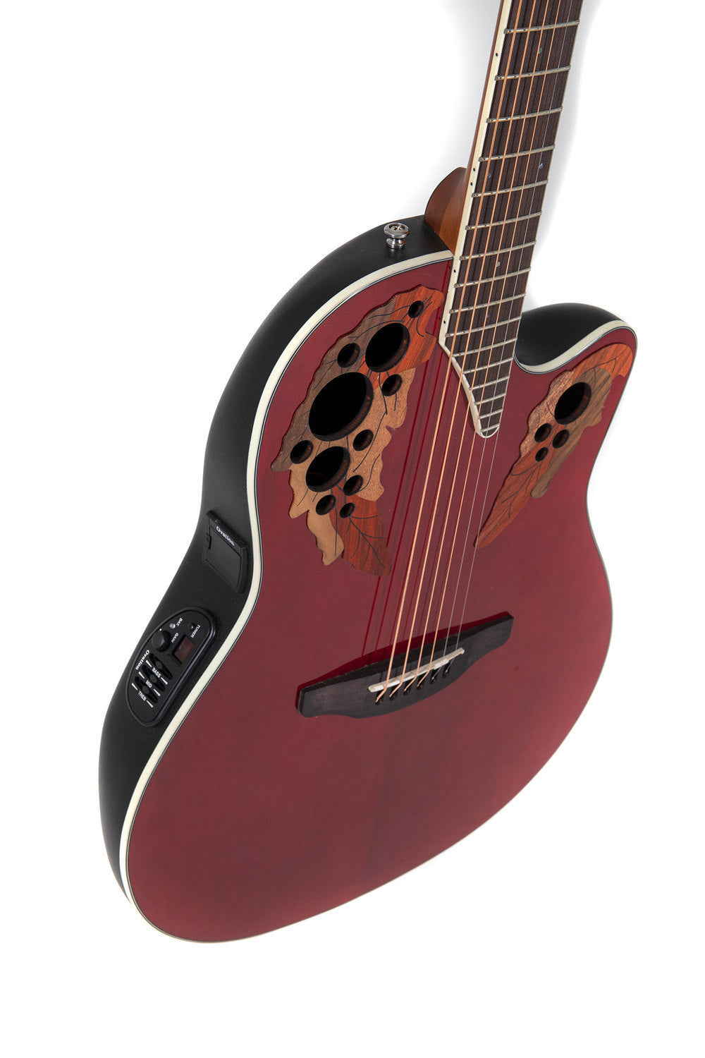 Ovation Celebrity Elite Plus CE48-RR-G Ruby Red Elektro-Acousticguitar - Musik-Ebert Gmbh