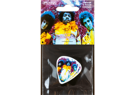 Player's Pack - Plektrum Jimi Hendrix Experience, medium (6 Stck.) - ADU JHP01M - Musik-Ebert Gmbh