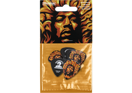 Player's Pack - Plektrum Jimi Hendrix Fire, heavy (6 Stck.) - ADU JHP14HV - Musik-Ebert Gmbh