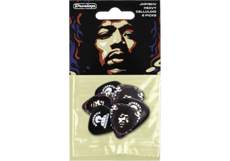 Player's Pack - Plektrum Jimi Hendrix Star, heavy (6 Stck.) - ADU JHP15HV - Musik-Ebert Gmbh