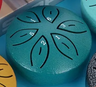 Basic Mini Steel Tongue Drum – 3″ Trommel mit 6 Tönen für Meditation & Klangreisen