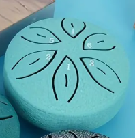 Basic Mini Steel Tongue Drum – 3″ Trommel mit 6 Tönen für Meditation & Klangreisen
