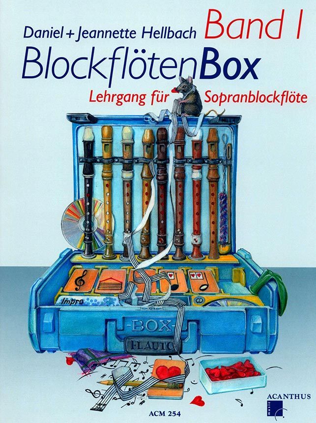 Blockflötenbox Band 1 (+QR-Code) für Sopranblockflöte - Hellbach, Daniel