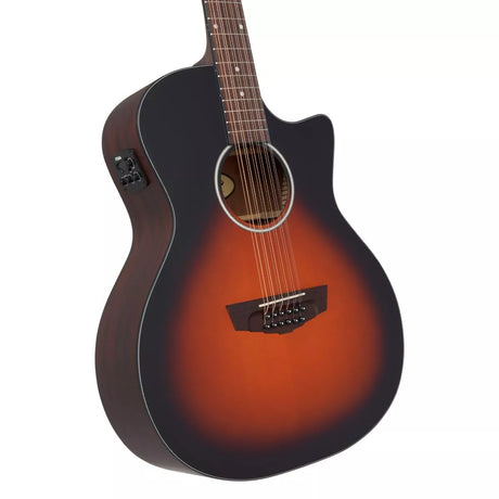 D'ANGELICO Premier Fulton LS Satin Vintage Sunburst Westerngitarre - Musik-Ebert Gmbh