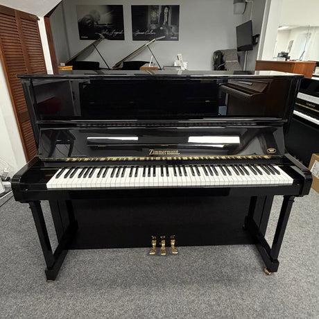 BECHSTEIN - Zimmermann Klavier Mod. Z.1 schwarz poliert Original Made in Germany mit Renner Mechanik Bj. 2000 - Bestzustand (gebraucht) - Musik-Ebert Gmbh