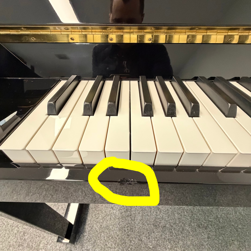 SCHIMMEL Klavier 116S schwarz poliert Occasion Bj. 1998, sehr guter Zustand (gebraucht) - Musik-Ebert Gmbh