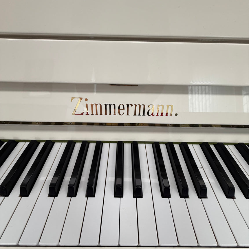 BECHSTEIN - ZIMMERMANN Klavier Z 118 weiß poliert Occasion Bj. 1996 Renner Mechanik (gebraucht)
